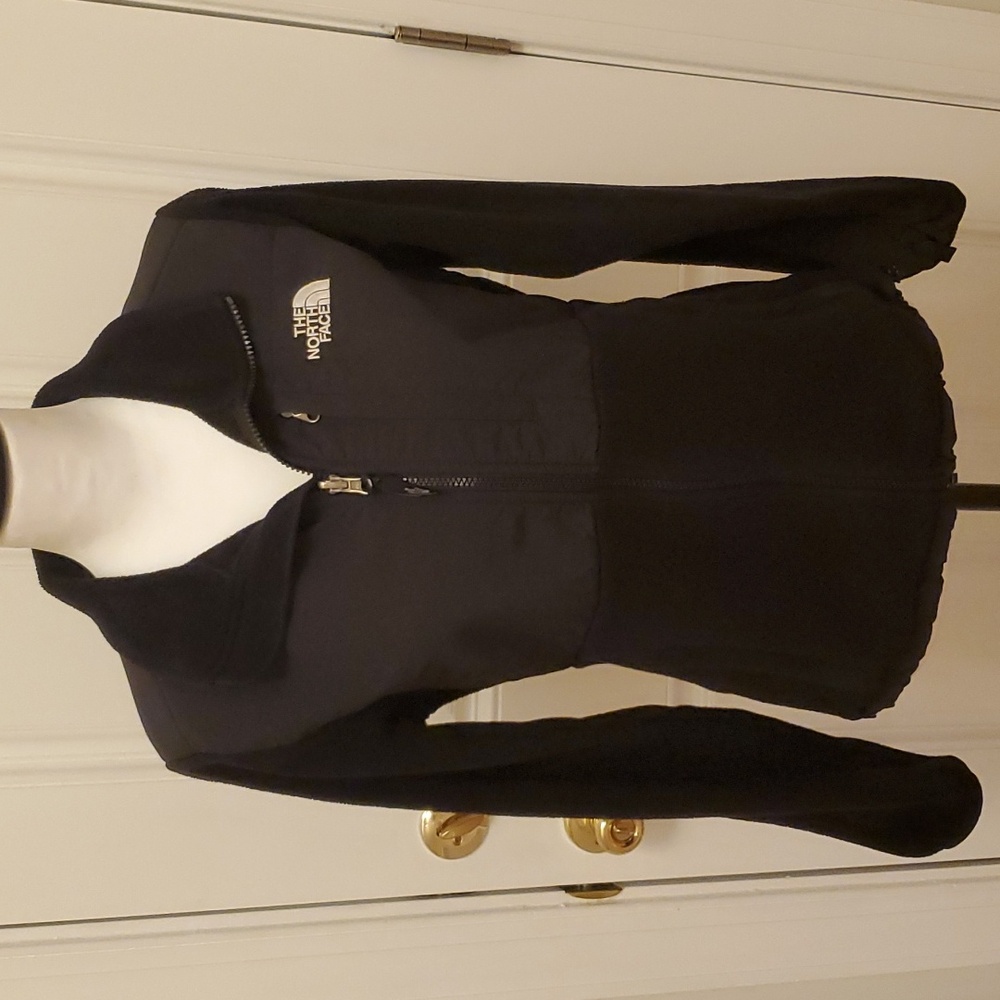 The North Face Classic Full Zip Black Denali Fleece Jacket Size Small